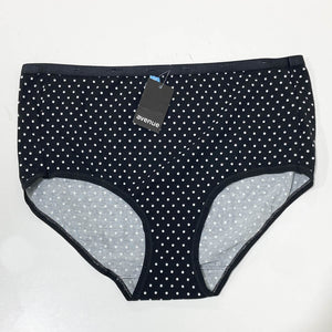 Avenue Body Black Polka Dot Cotton Full Brief UK 18/20