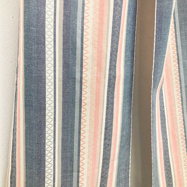 Lily Ella Striped Double Sided Cotton Scarf