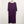 Loralette City Chic Midi Dress UK 18 Plum Cotton Jersey 