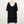 Evans Button Front Dress UK 32 Black Relaxed Fit Short Sleeve