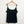 3 x Evans Black Strappy Cami Vest Tops UK 22