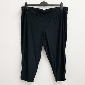 Avenue Black Cropped Capri Swim Pants UK 24