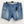 City Chic Shorts UK 24 Mid Wash Denim Distressed Frayed Hem 