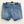 City Chic Shorts UK 24 Mid Wash Denim Distressed Frayed Hem 