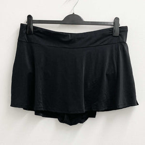 Avenue Black Flared Skirtini Swim Bottoms UK 20