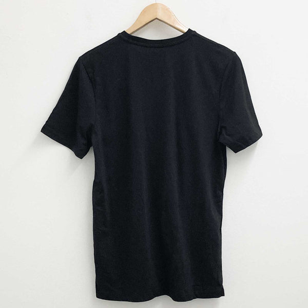 Topman Black Signature Graphic Print Cotton T-Shirt S