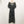 Evans Maxi Dress UK 26 Black Spot Print Faux Wrap V-Neck