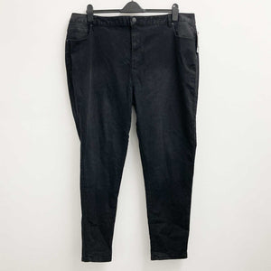 Avenue Black Butter Denim Skinny Jeans UK 24 Tall