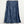 Lily Ella Skirt UK 14 Denim Print Blue Cotton A-Line Midi