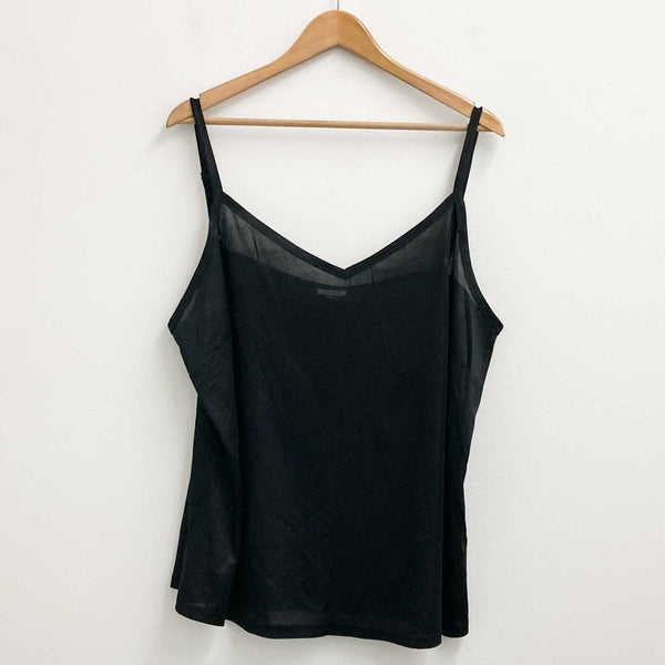 Avenue Cami Vest Tops Size 18/20 Black Set of 3