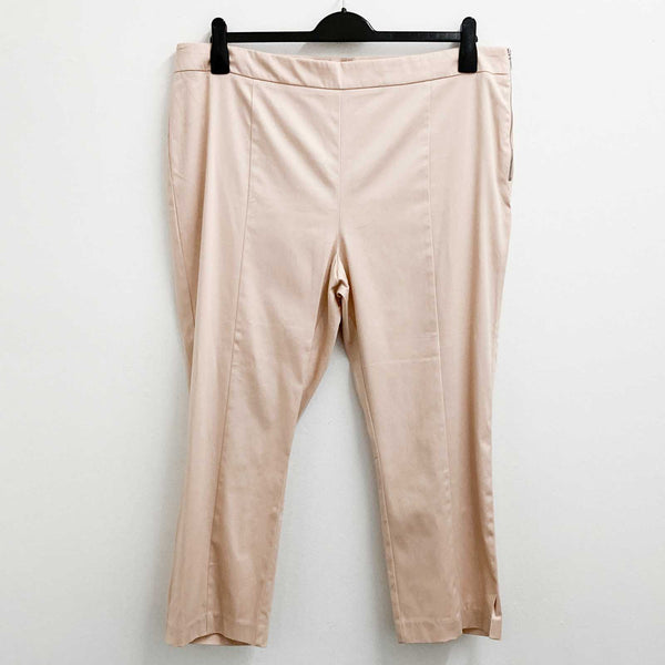 M&Co Trousers Size 20 Dusty Pink Tailored Cropped