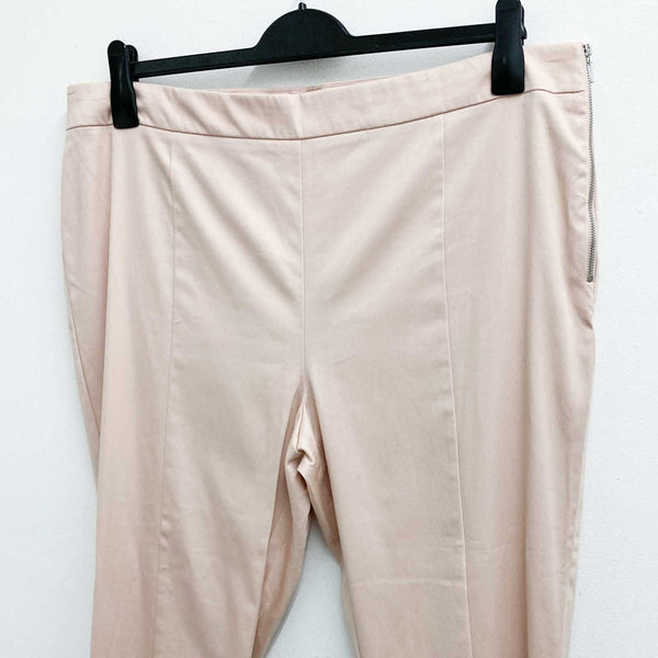 M&Co Trousers Size 20 Dusty Pink Tailored Cropped