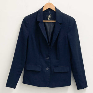 Papaya Jacket UK 14 Navy Tailored Smart