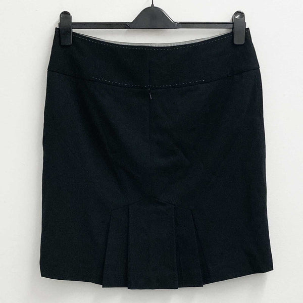 Next Skirt Size 14R Black Knee Length Straight