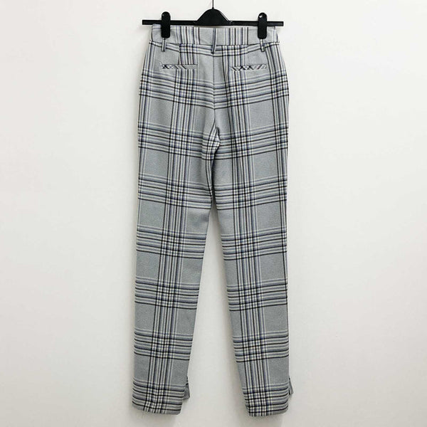 Primark Trousers Size 10 Light Blue Check Tailored 