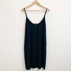 City Chic Slip Dresses Size 18 Black Navy Set of 3