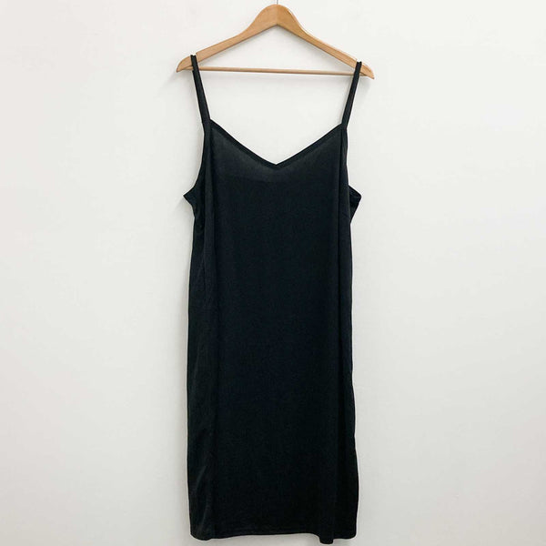 City Chic Slip Dresses Size 18 Black Navy Set of 3