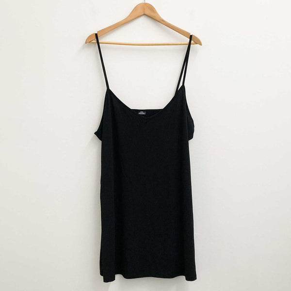 City Chic Slip Dresses Size 18 Black Navy Set of 3