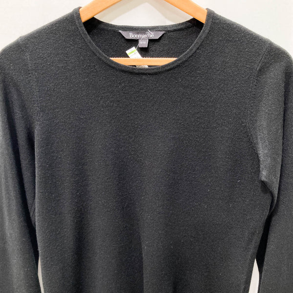 Long black clearance pullover sweater