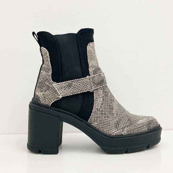 Faux snake outlet booties