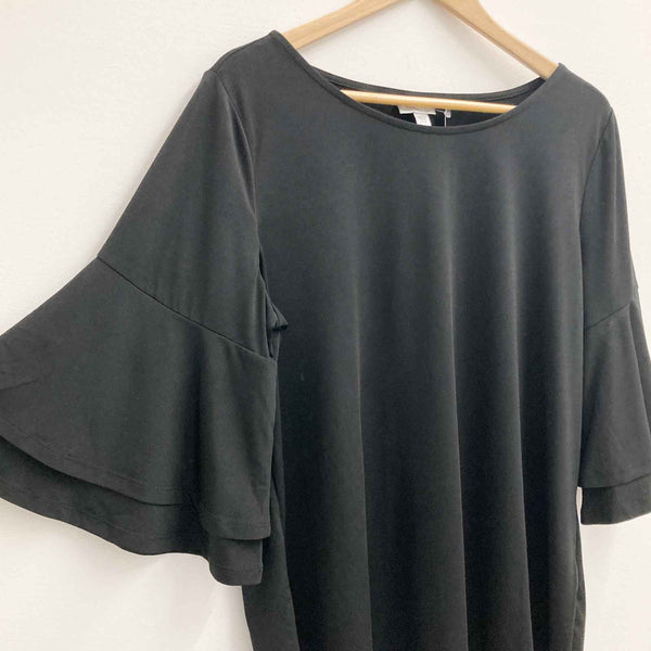 Avenus Black Bell Sleeve Top UK14/16