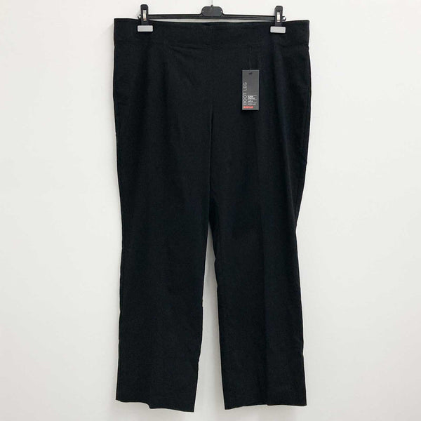 Buy Black Bootcut Trousers With Stretch - 18L | Trousers | Tu