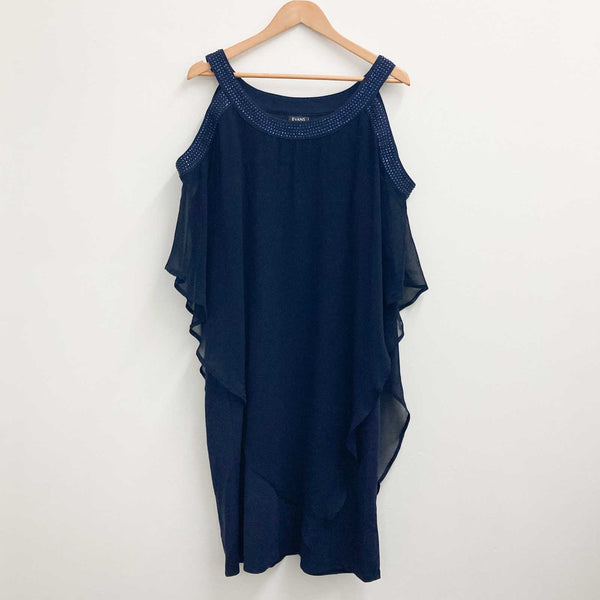 Evans cold hotsell shoulder dress